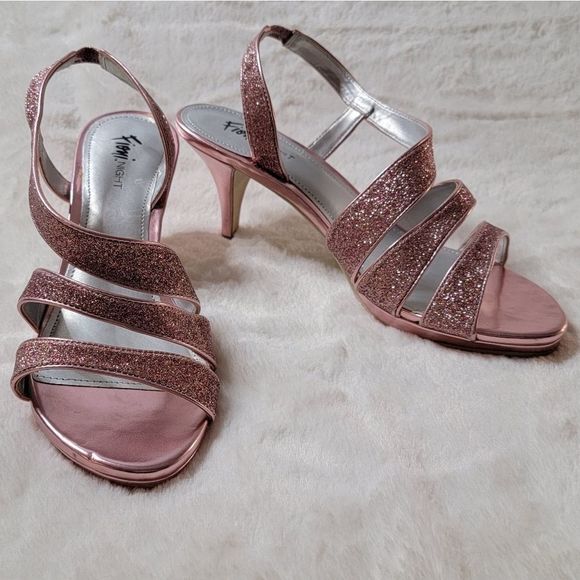 (SOLD) Fioni-Night Sparkle/Glitter Pink 7.5 - Picture 8 of 16